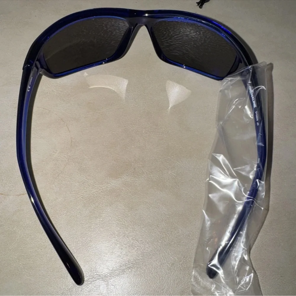 Mens Nike Adrenaline Sunglasses EVO605-411 Crystal Deep Royal Blue - Picture 3 of 6